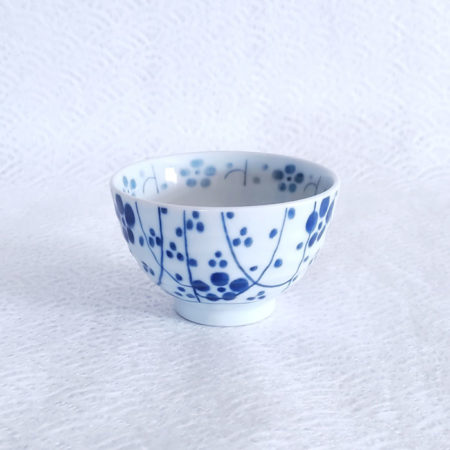 Japanese Yunomi Teacup Sakura Blue J Okini Products From Japan