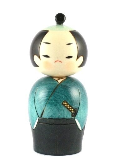 Kokeshi doll Samurai 2