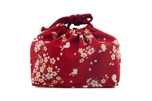 Sakura-Bunny-cotton-Bag-Red