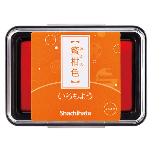 Shachihata Iromoyo Ink Pad Mikan-iro