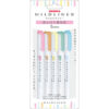 Zebra Mildliner 6 color Highlighters