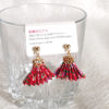 Handmade-Origami-earring-Sensu-red-2