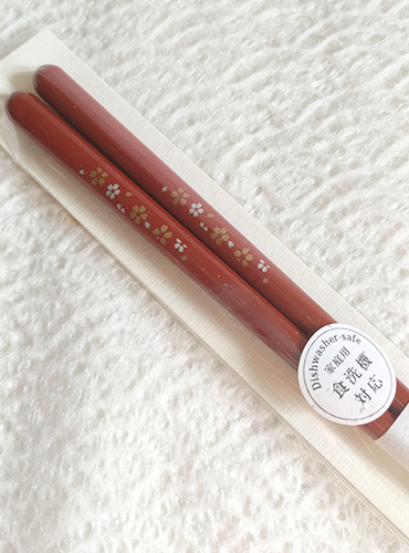 Premium Wakasa lacquered Chopsticks | Yozakura Red