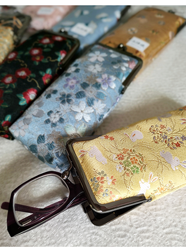 Glasses case japanese crafts nishijin kyoto j-okini malta
