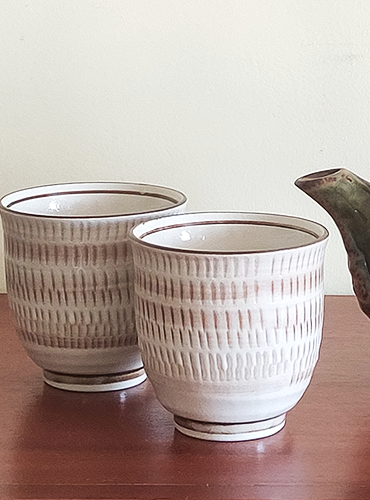 Japanese Yunomi teacup Mino j-okini malta