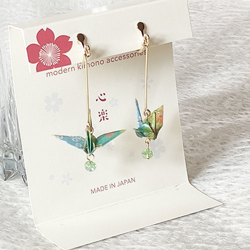 origami earring j-okini malta Japanese items j-okini malta