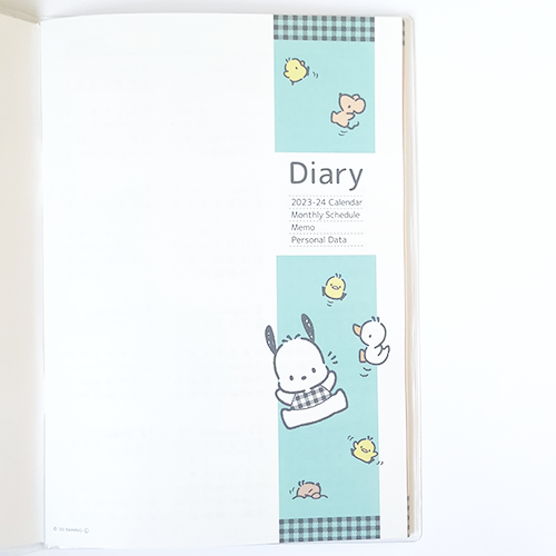 2024 Pochacco Schedule book B6 j-okini malta