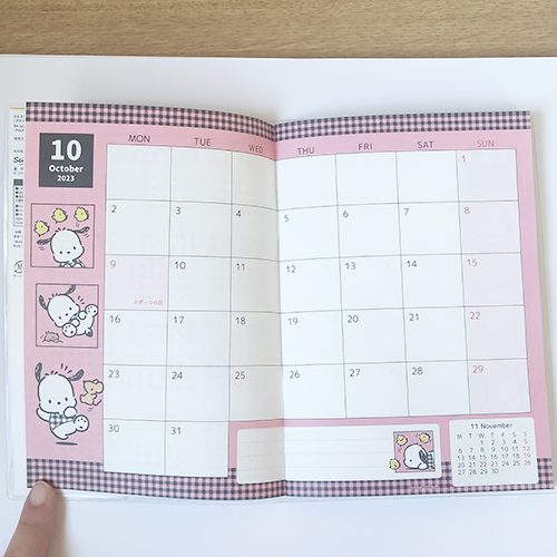 2024 Pochacco Schedule book B6 j-okini malta