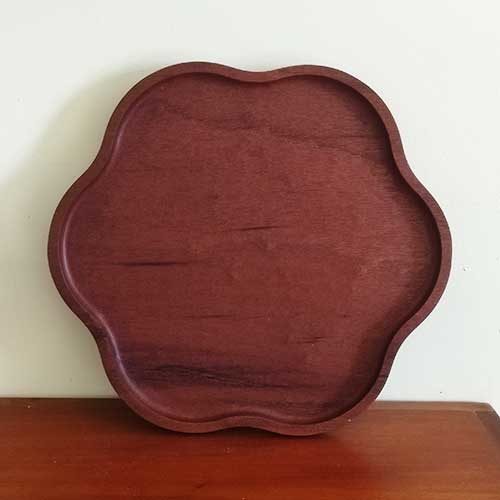 Handmade Wooden Tray Ume j-okini malta