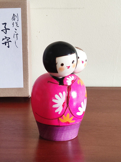 Japanese crafts Kokeshi doll Komori j-okini Malta