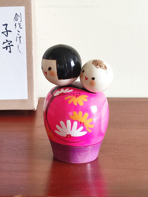 Japanese crafts Kokeshi doll Komori j-okini Malta