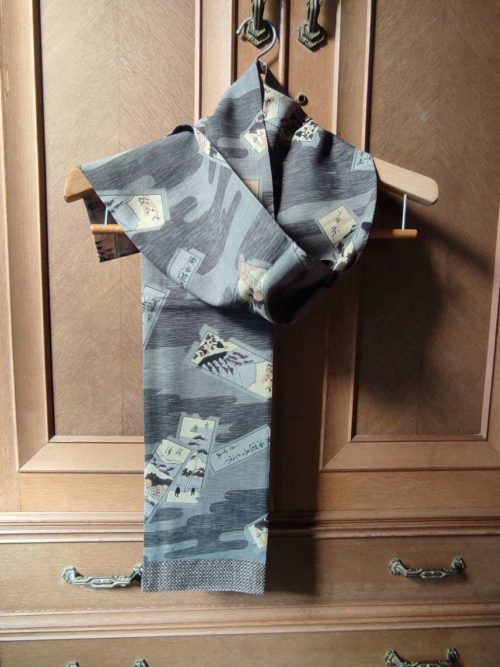 Handamde Kimono Scarf Wool | Tōkaidō