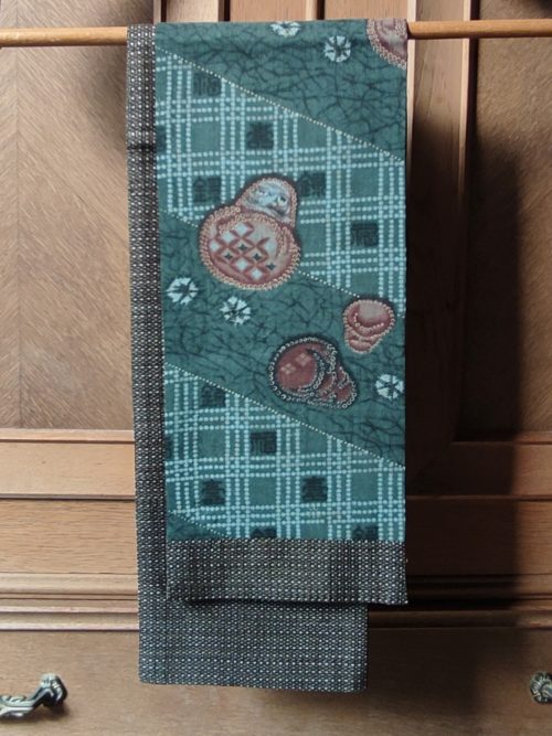 Handamde Kimono Scarf Wool | Daruma