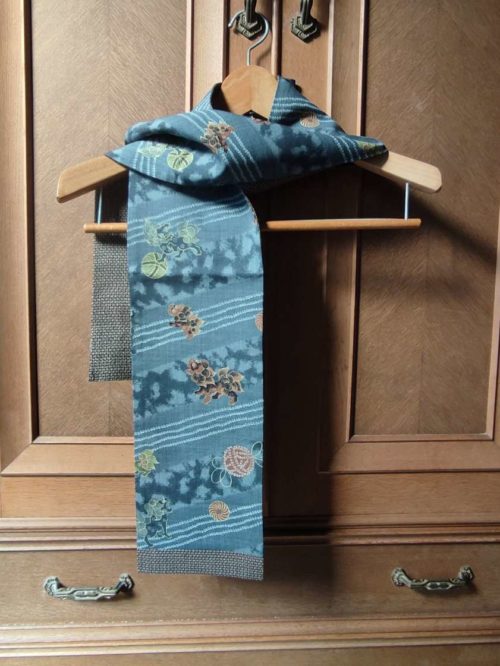 Handamde Kimono Scarf Wool | Komainu