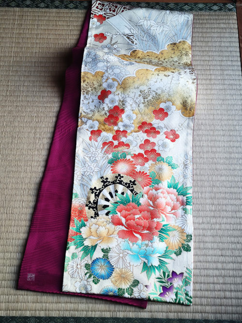 Handmade Kimono Silk Scarf | Gosho Guruma