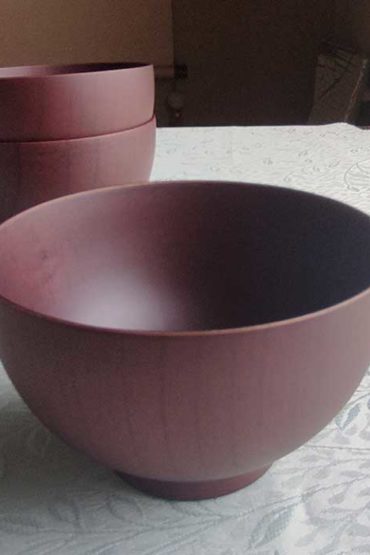 Japanese Wooden Soup Bowl | Mangetsu