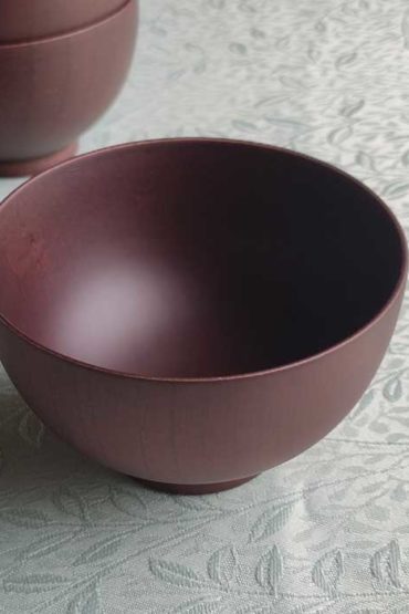 Japanese Wooden Soup Bowl | Mangetsu