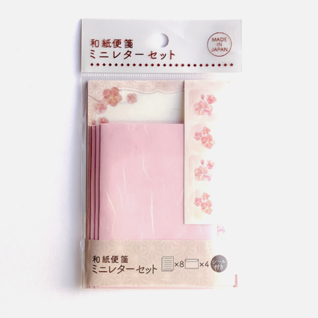 Washi Mini Letter Set Pink