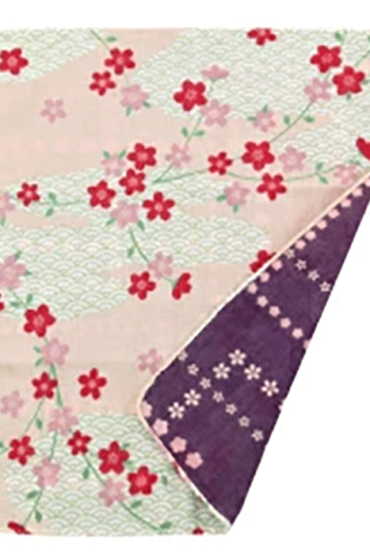This is a very popular Japanese handkerchief with patterns on both sides of the soft triple gauze. Available at j-okini malta