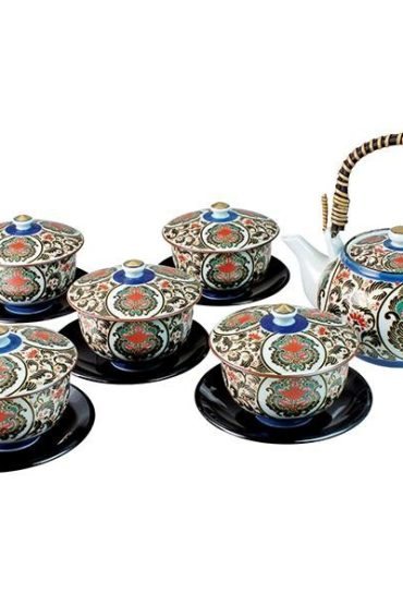 Arita ware Koimari-Style Japanese Teaset Deluxe
