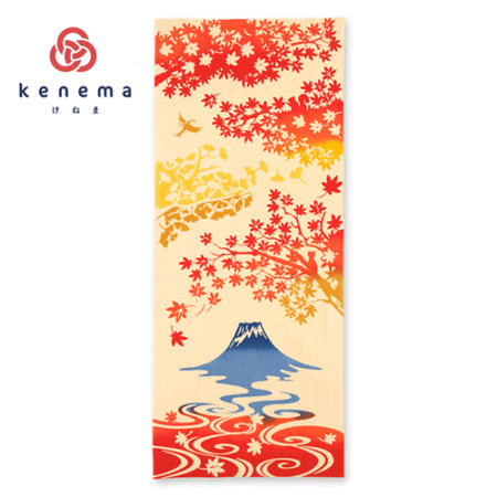 Tenugui Towel Chusen Dye | Fuji & Momiji