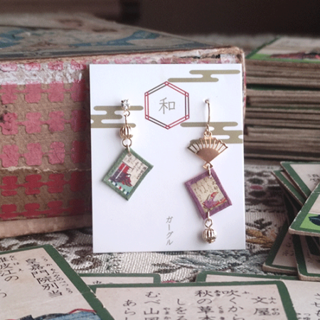 Handmade Earrings | Hyakunin-isshu