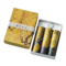 Three kinds of Japanese incense gift set, titled Fuushi Kaden (The Flowering Spirit), includes three distinctive Japanese fragrances - Katsuragawa, White Plum, and Moss - each with 15 sticks, along with an aluminum incense holder. Gift idea from j-okini.com in Malta