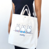 Miffy’s White Large Canvas Tote Bag from thick, 100% cotton canvas with a natural texture. This durable bag is designed for versatility, with a comfortable shoulder strap. Available at j-okini.com in Malta