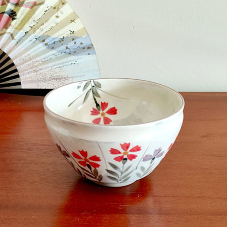 Mino Ware Nadeshiko Small Matcha Bowl