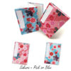 A Japanese Goshuincho accordion notebook with vibrant fabric covers featuring Sakura. Compact, with thick votive paper for ink, calligraphy, and journaling. Comes with a matching drawstring bag for easy carrying. Available at j-okini.com in Malta