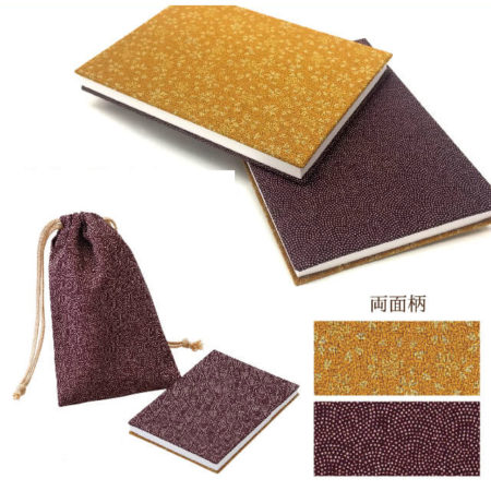 Goshuincho – Japanese Accordion Notebook / Sketchbook | Purple Gold